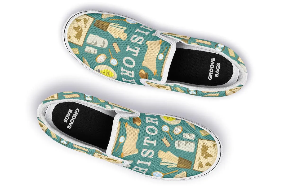 History Buff Slip-On Shoes