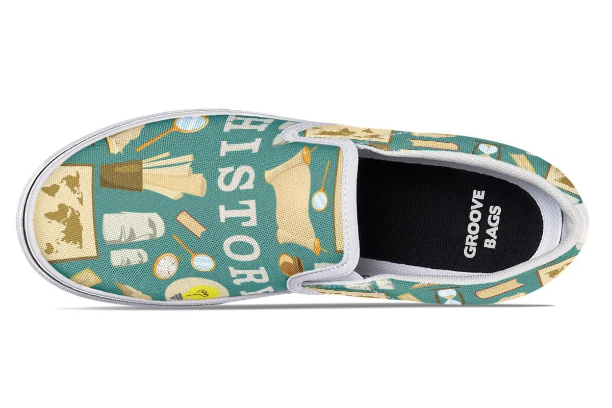 History Buff Slip-On Shoes