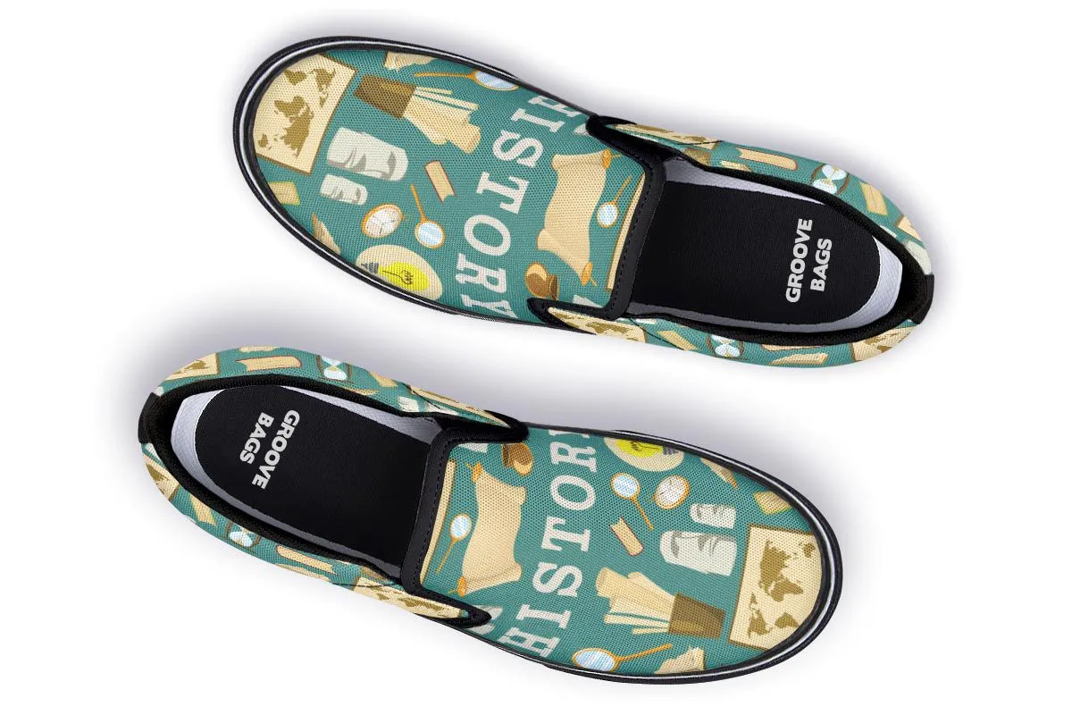 History Buff Slip-On Shoes