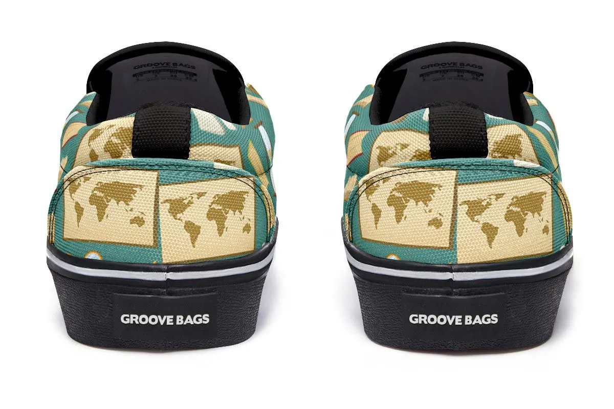 History Buff Slip-On Shoes