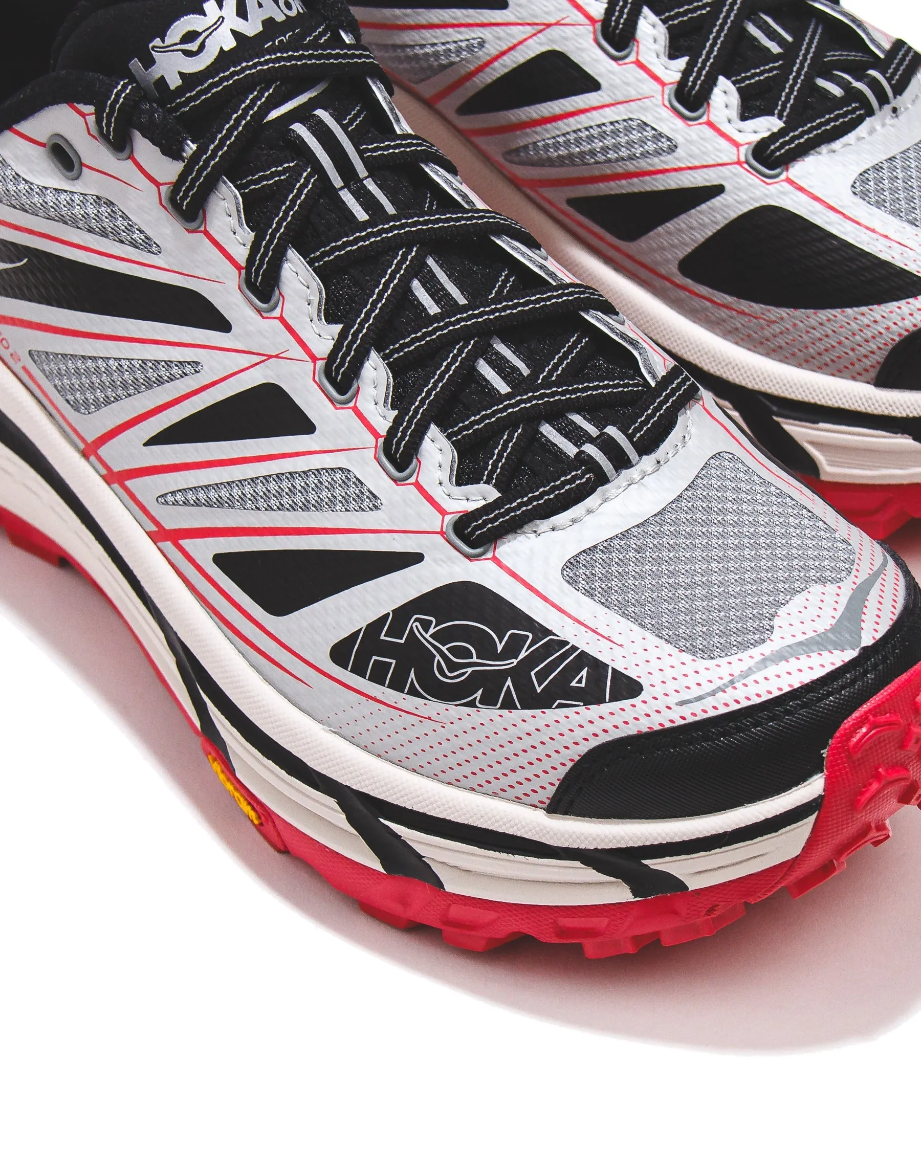 Hoka One One Unisex Mafate Speed 2 Galactic Grey Ruby Red 1126851-GTCG