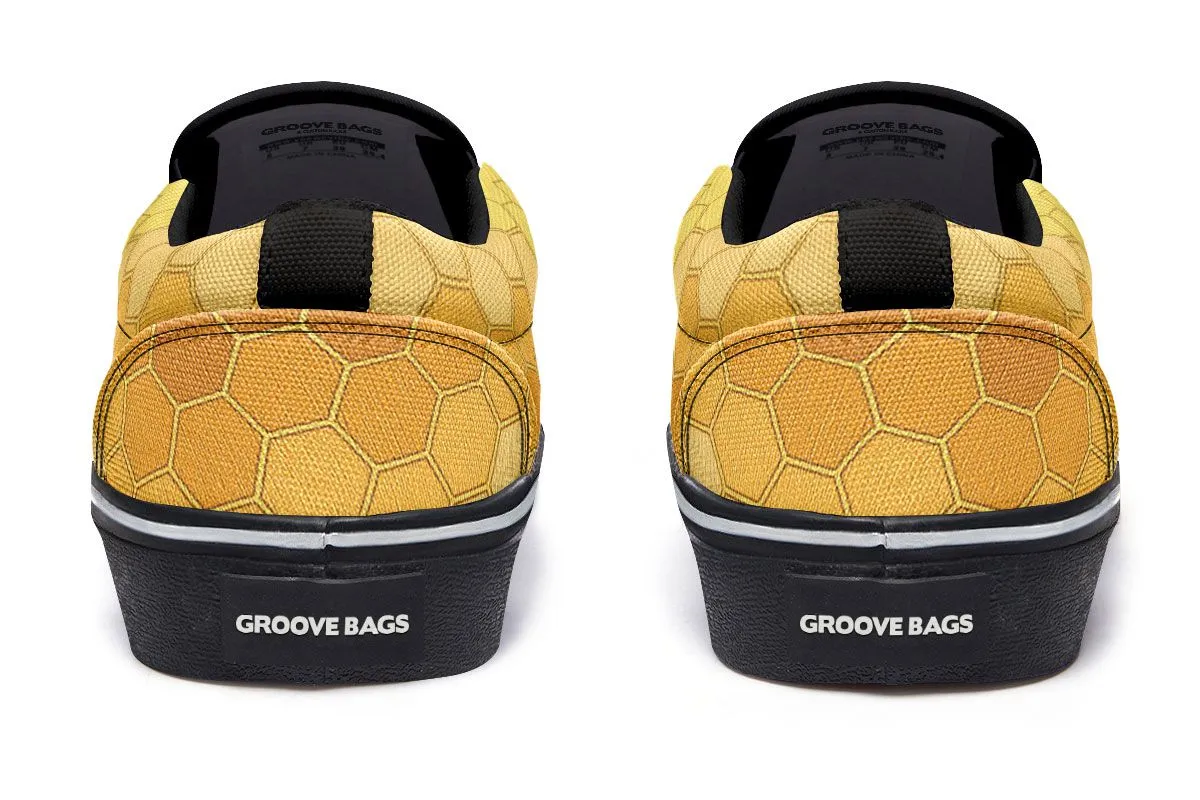 Honey Bee Diagram Slip-On Shoes
