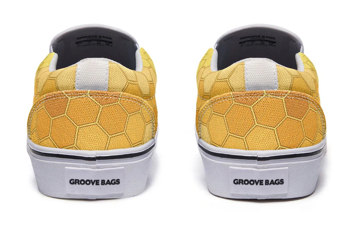 Honey Bee Diagram Slip-On Shoes