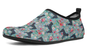 Illustrated Cane Corso Aqua Barefoot Shoes
