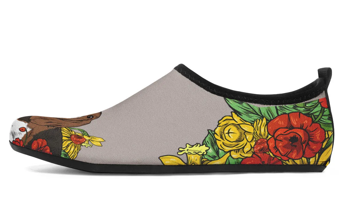 Illustrated Hound Aqua Barefoot Shoes
