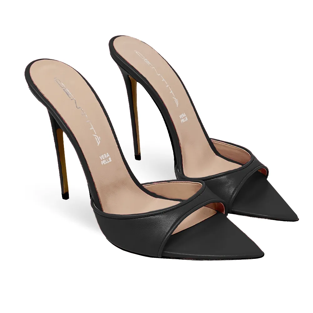 JALISA BLACK LEATHER