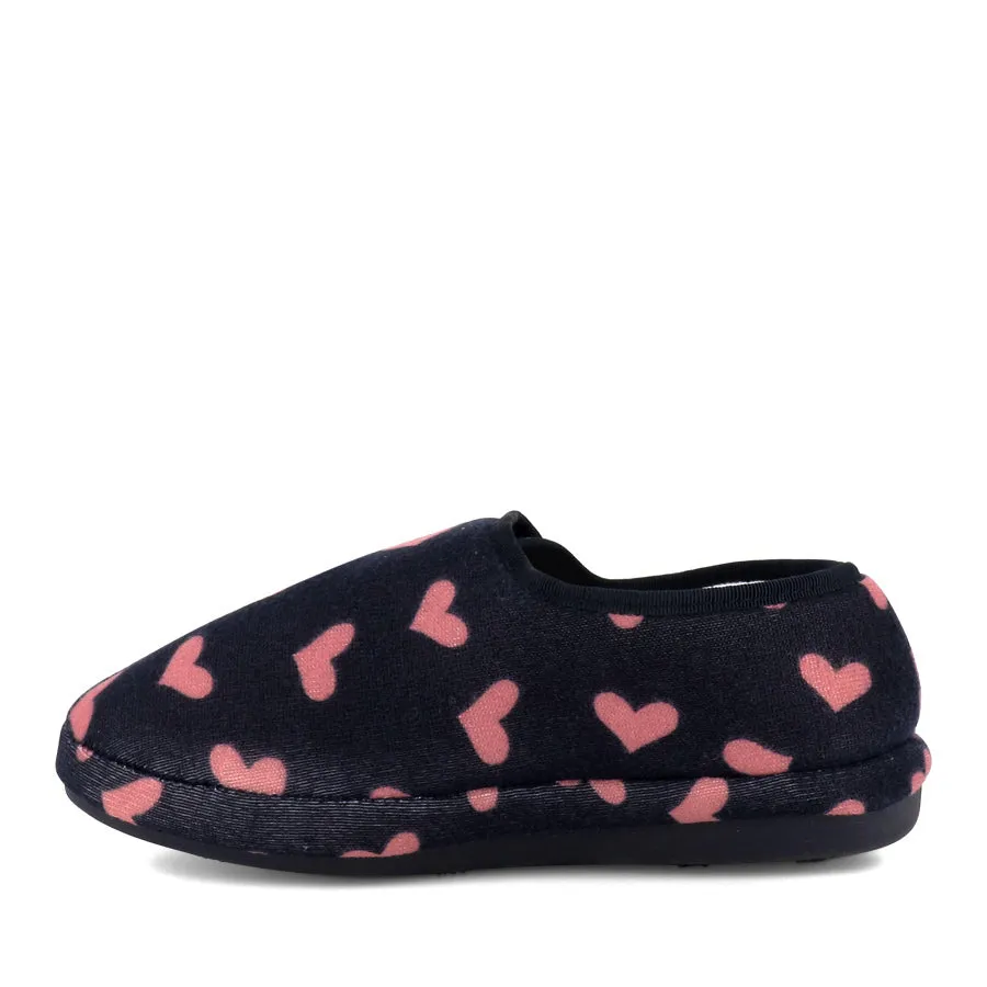 JAMIE PLUS - NAVY PINK HEARTS