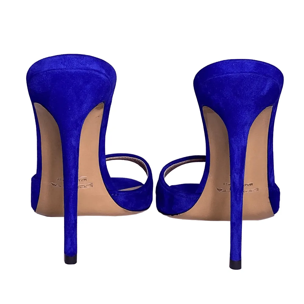 JILL BLUE SUEDE