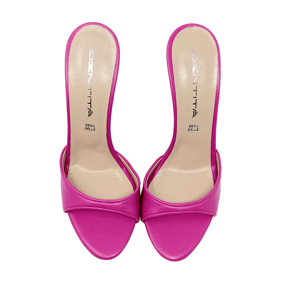 JILL FUCHSIA LEATHER