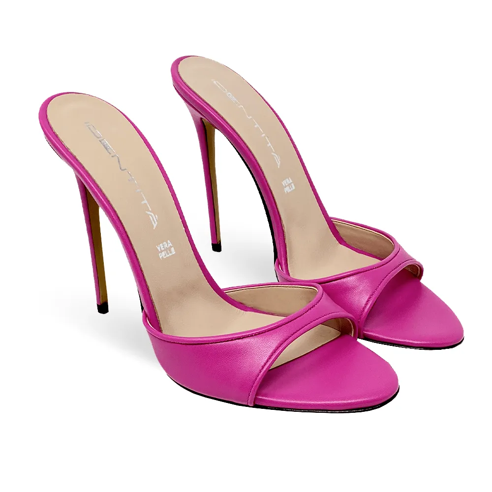 JILL FUCHSIA LEATHER