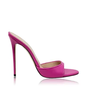 JILL FUCHSIA LEATHER