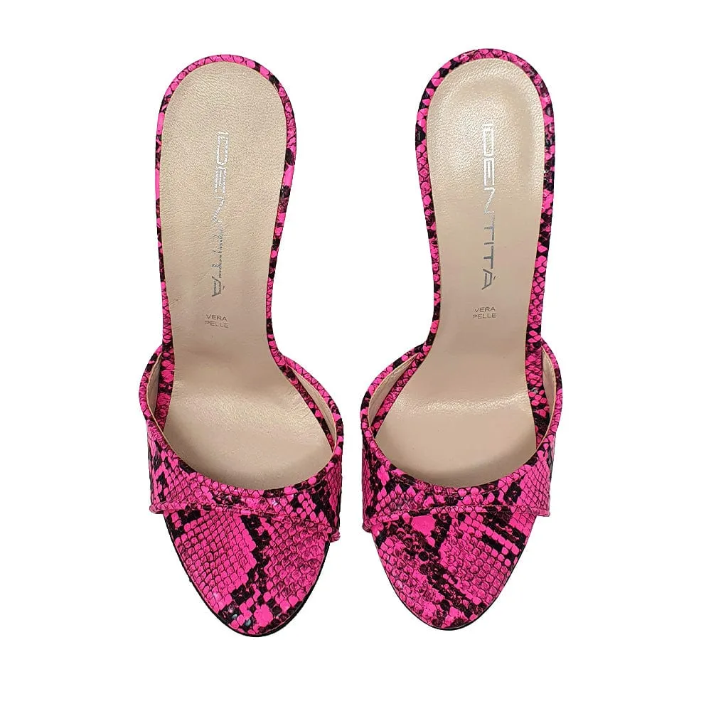 JILL FUCHSIA REPTILE PRINT