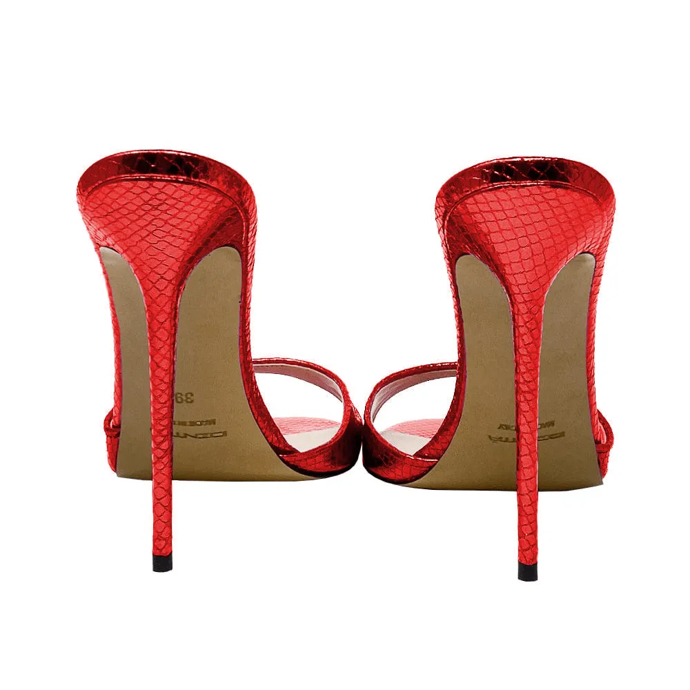 JILL LAMINATED RED