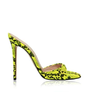 JILL LIME REPTILE PRINT