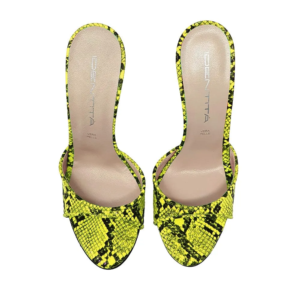 JILL LIME REPTILE PRINT