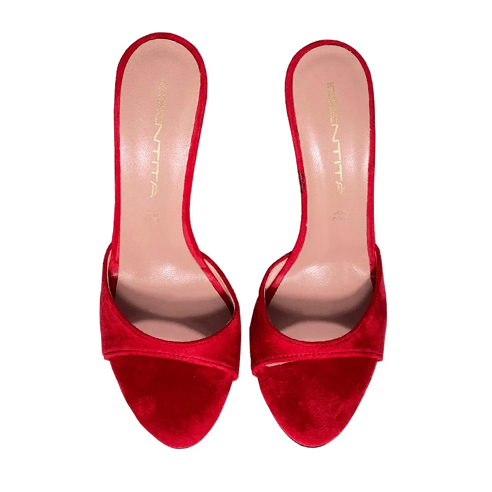 JILL RED SUEDE