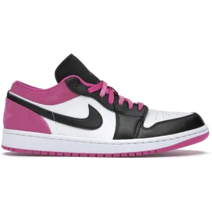Jordan 1 Low Black Active Fuchsia
