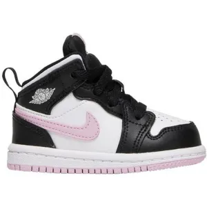Jordan 1 Mid Black White Light Pink (TD)