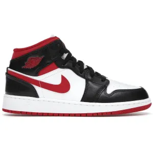 Jordan 1 Mid Gym Red Black White (GS)