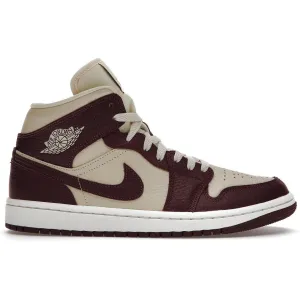 Jordan 1 Mid SE Split Beach Cherrywood Red (W)