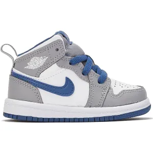 Jordan 1 Mid True Blue Cement (TD)