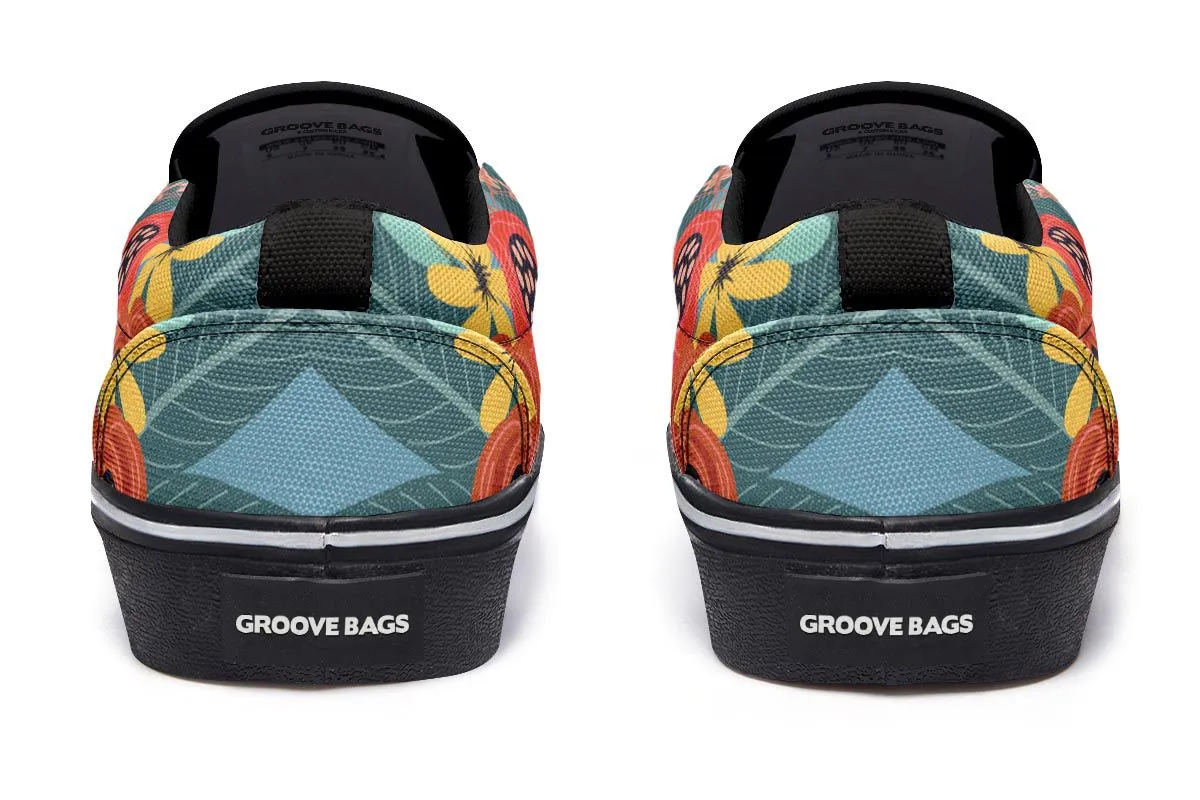 Joyful French Bulldog Slip-On Shoes
