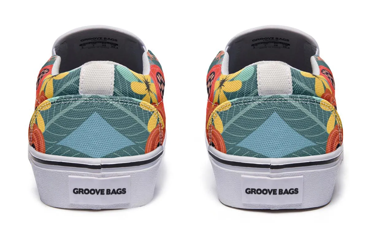 Joyful French Bulldog Slip-On Shoes