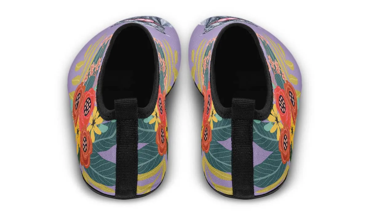 Joyful Grey Pit Bull Aqua Barefoot Shoes