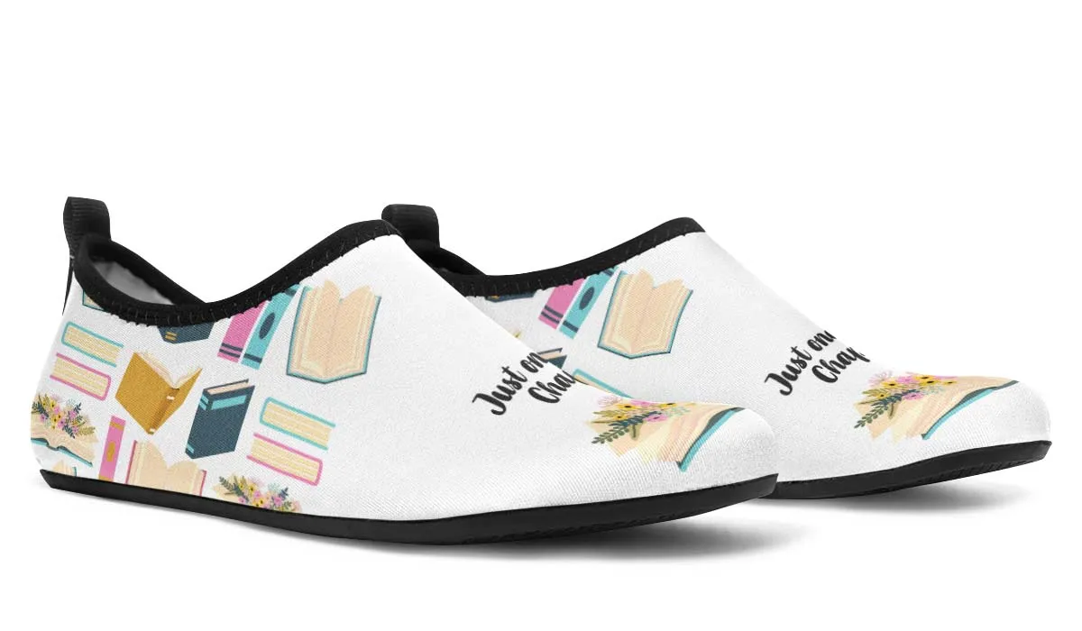 Just One More Chapter Book Aqua Barefoot Shoes