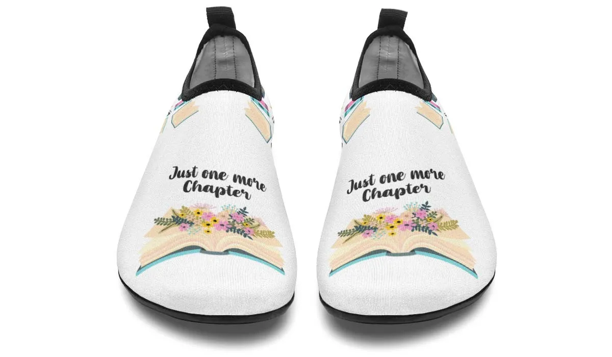 Just One More Chapter Book Aqua Barefoot Shoes
