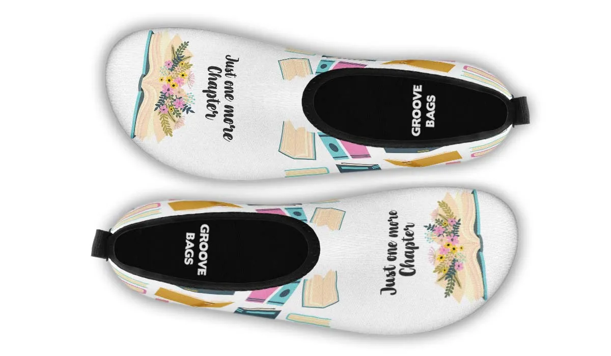 Just One More Chapter Book Aqua Barefoot Shoes