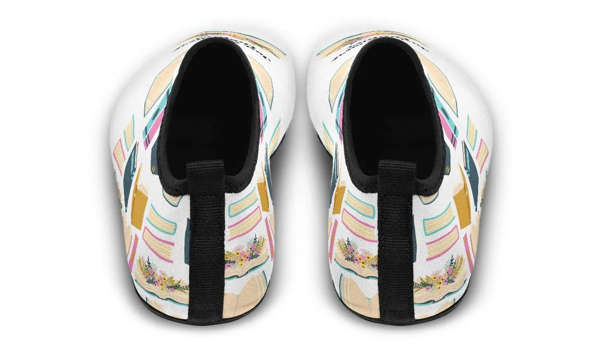 Just One More Chapter Book Aqua Barefoot Shoes