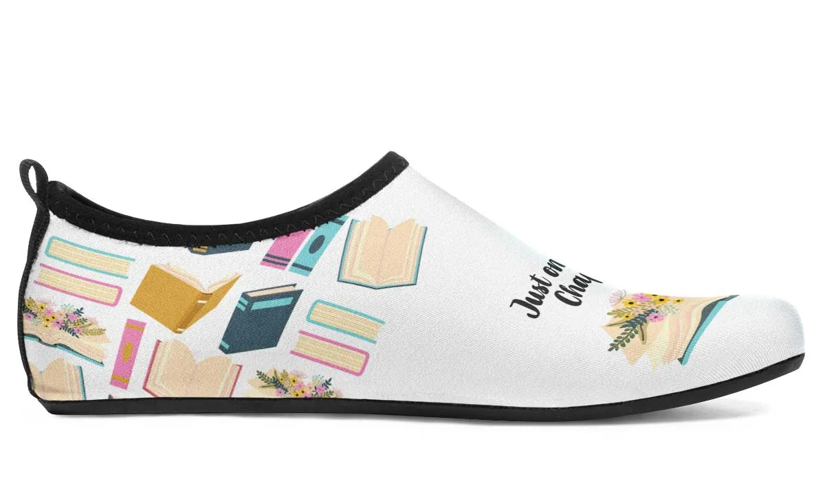 Just One More Chapter Book Aqua Barefoot Shoes