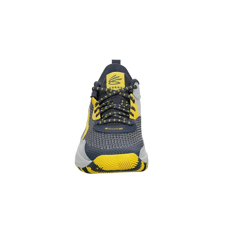 Kid's Grade School Curry 3Z 24 Downpour Gray/Halo Gray