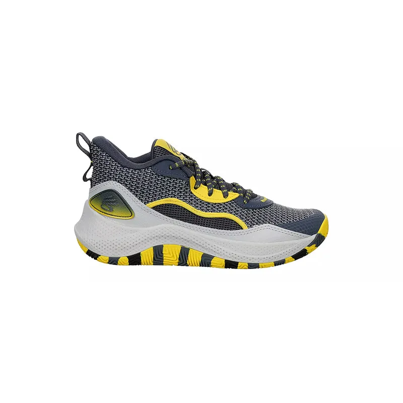Kid's Grade School Curry 3Z 24 Downpour Gray/Halo Gray