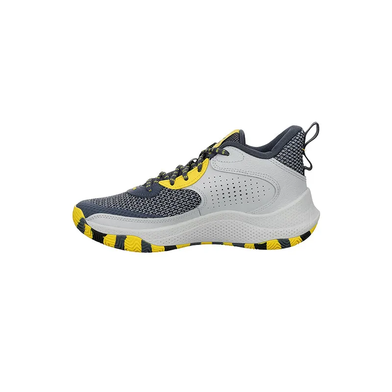 Kid's Grade School Curry 3Z 24 Downpour Gray/Halo Gray
