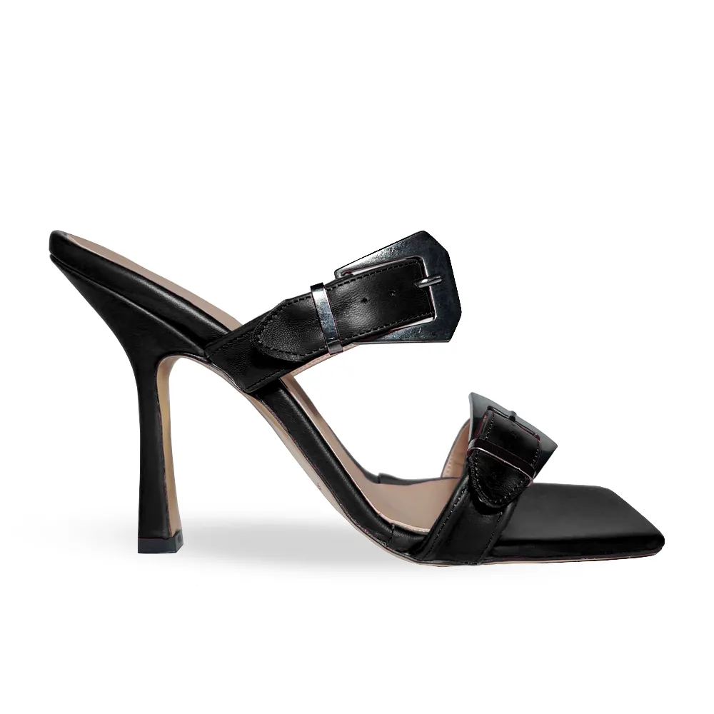 KIM LEATHER BLACK