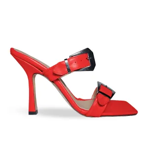 KIM LEATHER RED