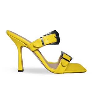 KIM LEATHER YELLOW