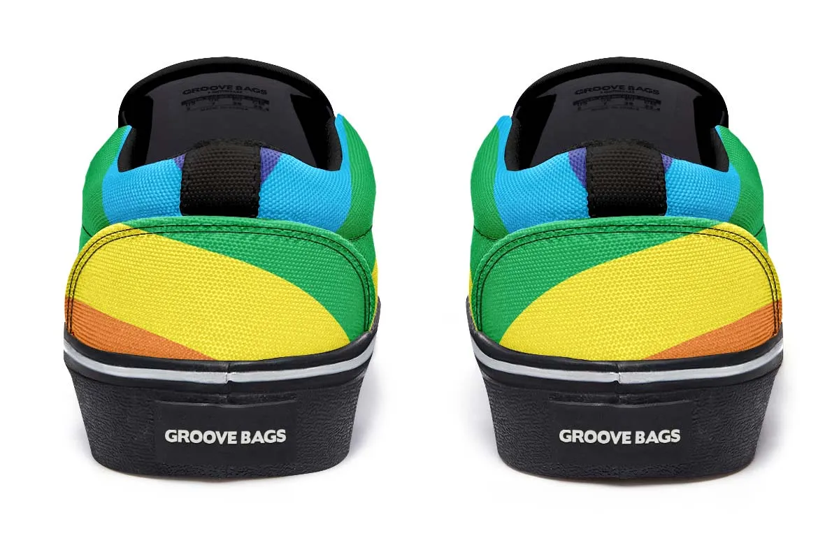 L G B T Q Pride Slip-On Shoes
