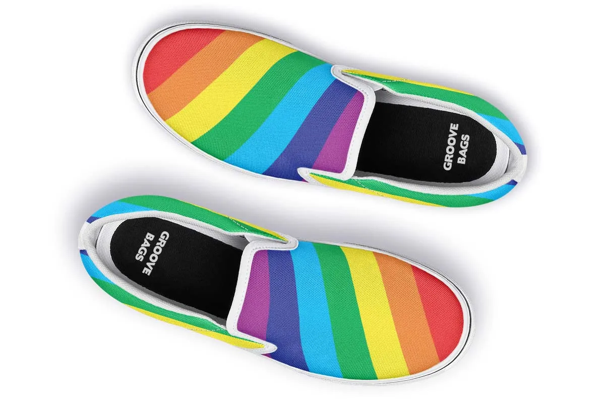 L G B T Q Pride Slip-On Shoes