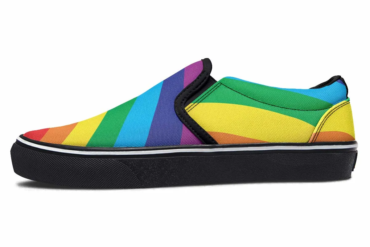 L G B T Q Pride Slip-On Shoes
