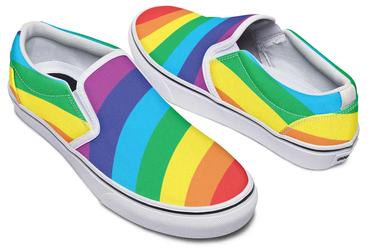 L G B T Q Pride Slip-On Shoes