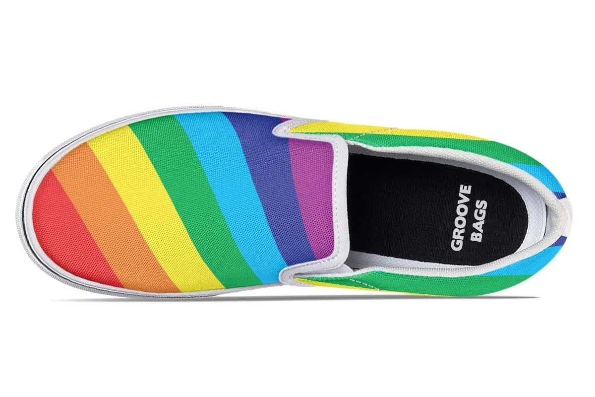 L G B T Q Pride Slip-On Shoes
