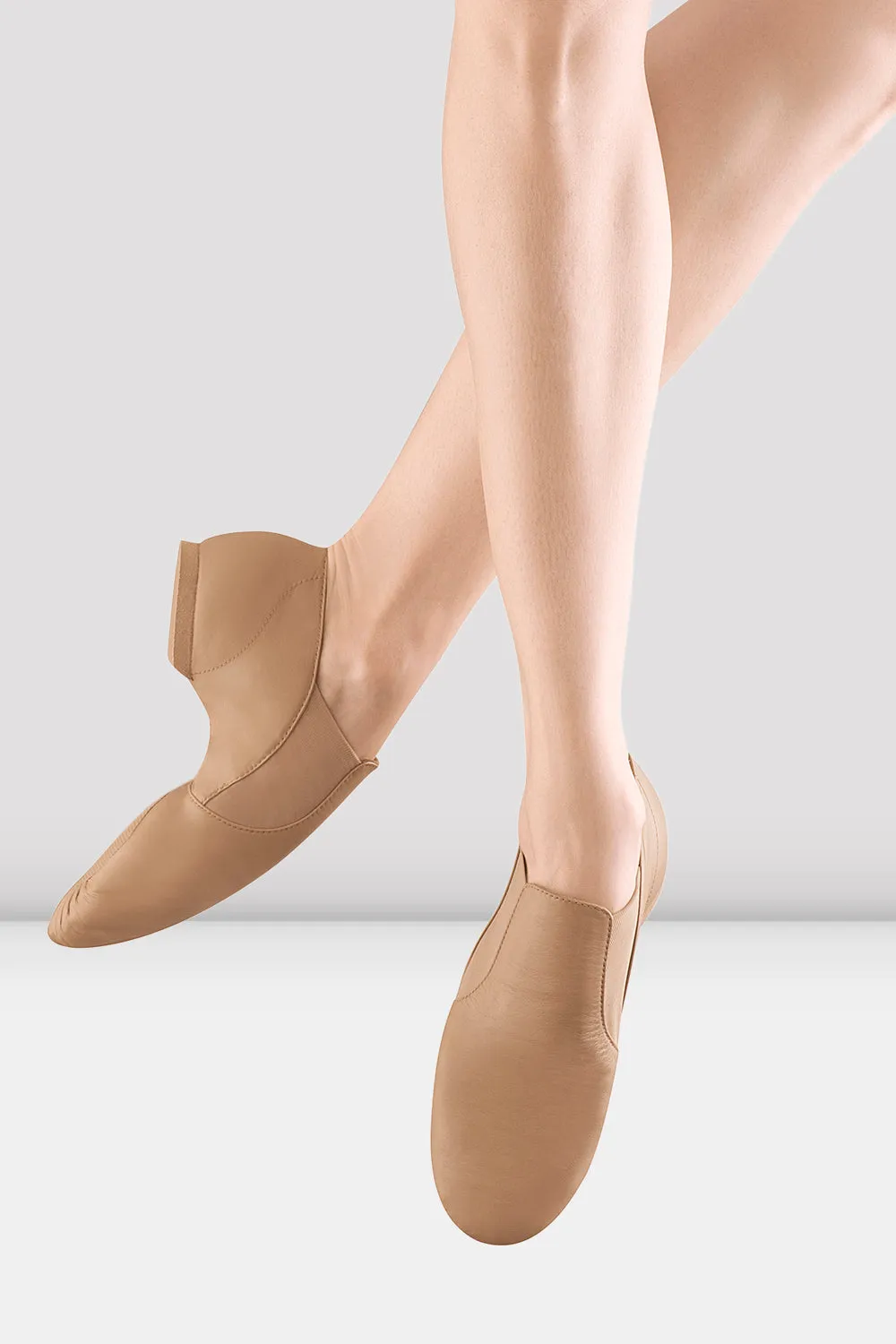 Ladies Leather Elasta Jazz Booties