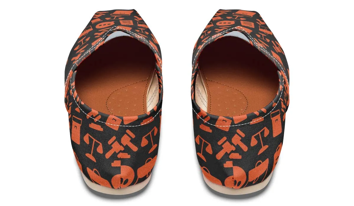 Legal Services Pattern Casual Shoes