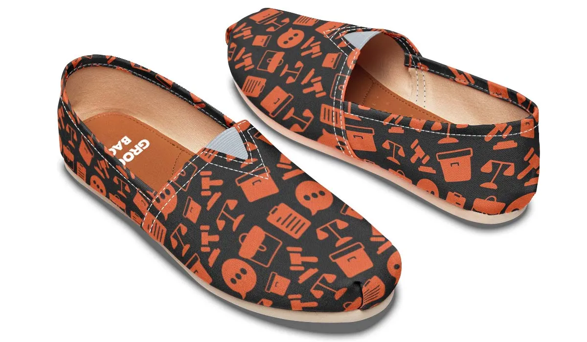 Legal Services Pattern Casual Shoes