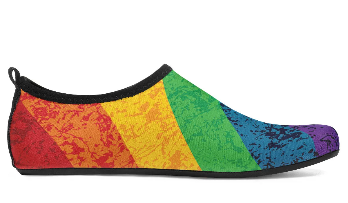 LGBTQ Pride Shoe Aqua Barefoot Shoes