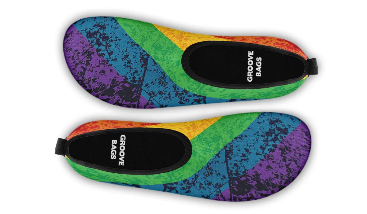 LGBTQ Pride Shoe Aqua Barefoot Shoes