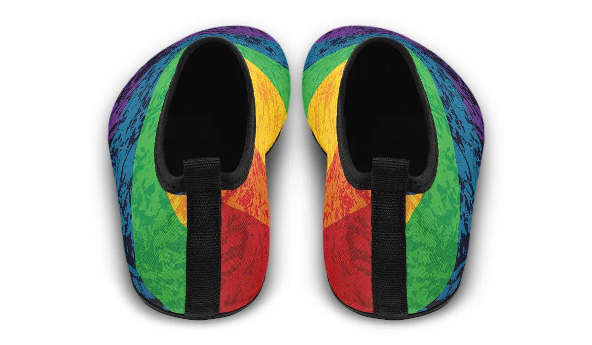 LGBTQ Pride Shoe Aqua Barefoot Shoes